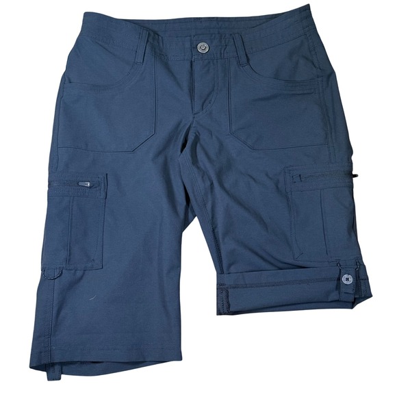 Kuhl Pants - Kuhl Traverse Hiking Shorts Roll-Up Cargo‎ Pockets Outdoor Activewear Size 2